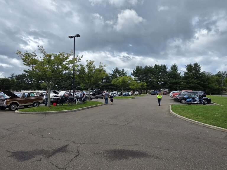 Classic Cars and Visitors on the Show Field