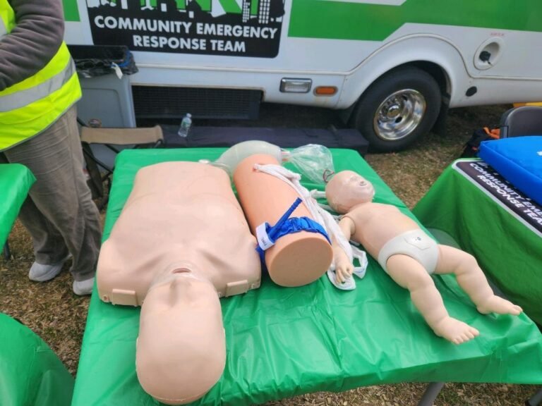 CPR Manikins Displayed beside ERV-111