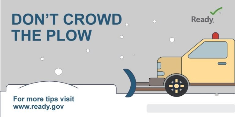 Give Snowplows Room to Work