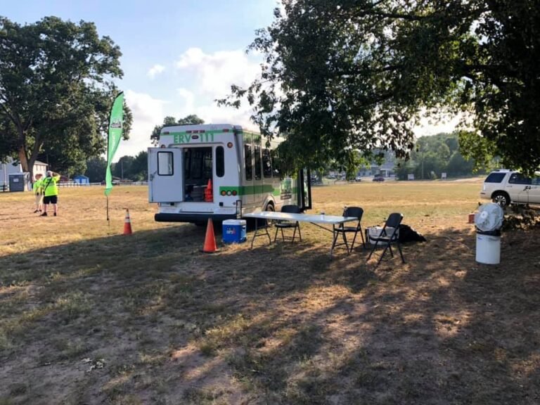 ERV-111 Parked at an Outdoor Event